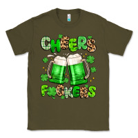 Army Green cheers fuckers Classic Tee - Artiststas