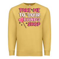 Antique Gold take me to your candy shop Premium Sweatshirt - MaliasSmallBusiness