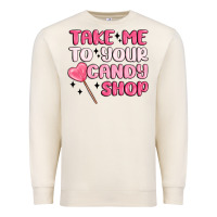 Sandshell take me to your candy shop Premium Sweatshirt - MaliasSmallBusiness