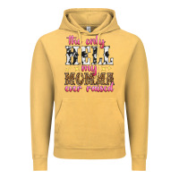 Vintage Mustard the only hell my momma ever raised Vintage Hoodie - texasbilliewilder