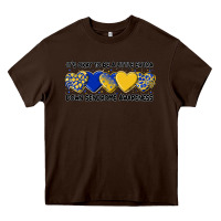 Chocolate Brown its okay to be little extra Heavy Core Tee - Artiststas