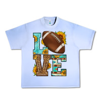 Western Love American Football Urban Heavy Tee | Teevron