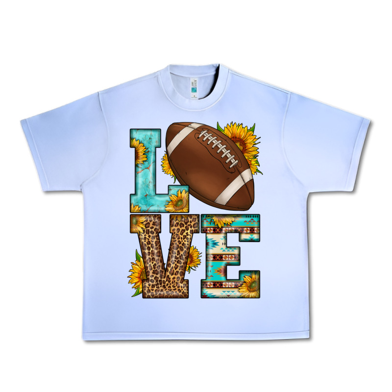 Western Love American Football Urban Heavy Tee by HRA Design Shop | Teevron