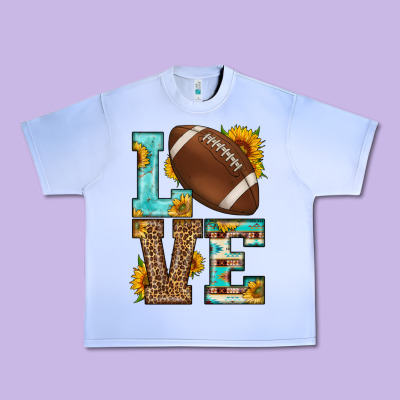 Western Love American Football Urban Heavy Tee Designed By Hra Design Shop