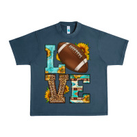 Midnight Navy western love american football Urban Heavy Tee - HRA Design Shop