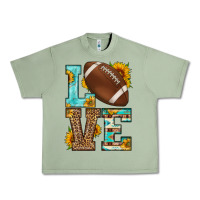 Oil Green western love american football Urban Heavy Tee - HRA Design Shop