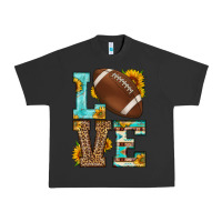Pigment Black western love american football Urban Heavy Tee - HRA Design Shop