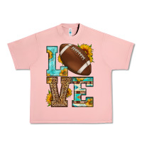 Salmon western love american football Urban Heavy Tee - HRA Design Shop