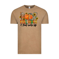 Vintage Coffee fall vibes and that nurse life Vintage Tee - CowhideDigitalArt