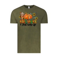 Vintage Olive fall vibes and that nurse life Vintage Tee - CowhideDigitalArt