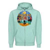 Seafoam boat waves sun rays lake days Zipper Hoodie - NancyCooperArtShop