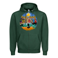 Sports Green boat waves sun rays lake days Zipper Hoodie - NancyCooperArtShop