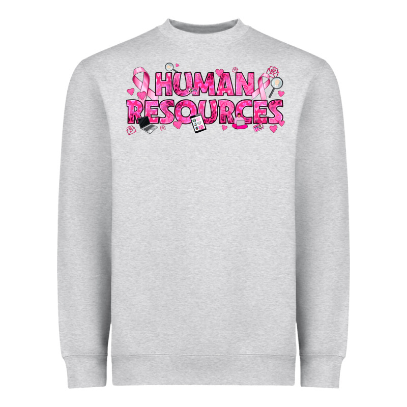 Breast Cancer Human Resources Heavyweight Sweatshirt by texasbilliewilder | Teevron