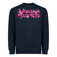 Navy Breast Cancer Human Resources Heavyweight Sweatshirt - texasbilliewilder