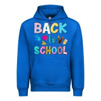 Cobalt back to school Urban Hoodie - NancyCooperArtShop