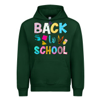 Forest Green back to school Urban Hoodie - NancyCooperArtShop