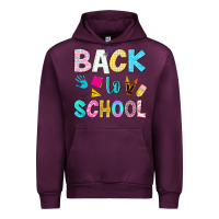 Mauve Wine back to school Urban Hoodie - NancyCooperArtShop