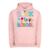 Pigment Salmon back to school Urban Hoodie - NancyCooperArtShop