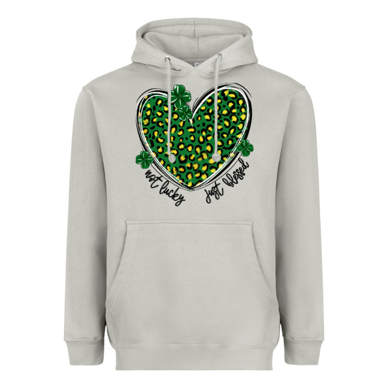 Not Lucky Just Blessed Heavyweight Hoodie by MaliasSmallBusiness | Teevron