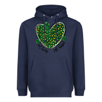 Navy not lucky just blessed Heavyweight Hoodie - MaliasSmallBusiness