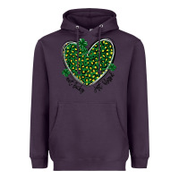 Plum not lucky just blessed Heavyweight Hoodie - MaliasSmallBusiness