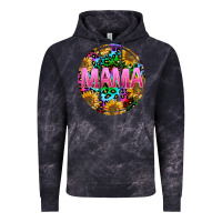 Cloud Black tie dye mama Vintage Hoodie - texasbilliewilder