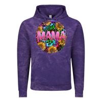 Cloud Purple tie dye mama Vintage Hoodie - texasbilliewilder