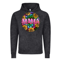 Vintage Black tie dye mama Vintage Hoodie - texasbilliewilder
