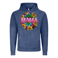 Vintage Denim tie dye mama Vintage Hoodie - texasbilliewilder