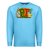 Ocean Blue pt physical therapist juneteenth Premium Sweatshirt - NancyCooperArtShop