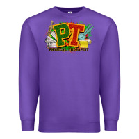 Purple pt physical therapist juneteenth Premium Sweatshirt - NancyCooperArtShop