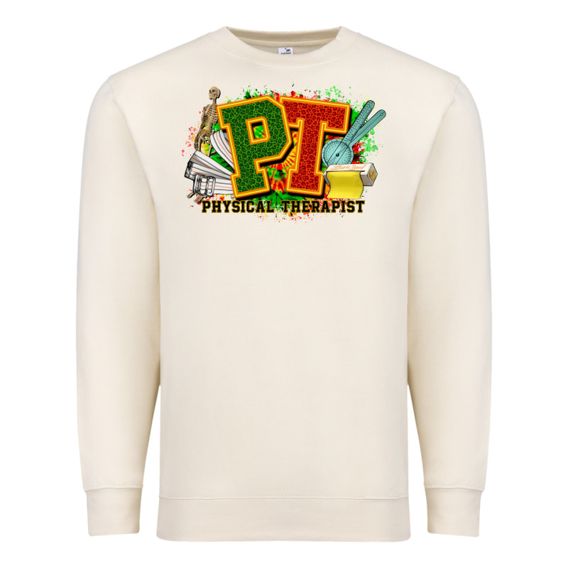 Pt Physical Therapist Juneteenth Premium Sweatshirt by NancyCooperArtShop | Teevron