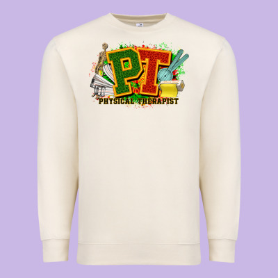 Pt Physical Therapist Juneteenth Premium Sweatshirt Designed By Nancycooperartshop
