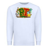White pt physical therapist juneteenth Premium Sweatshirt - NancyCooperArtShop