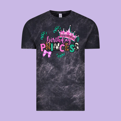 Birthday Princess Vintage Tee Designed By Adodesignshop