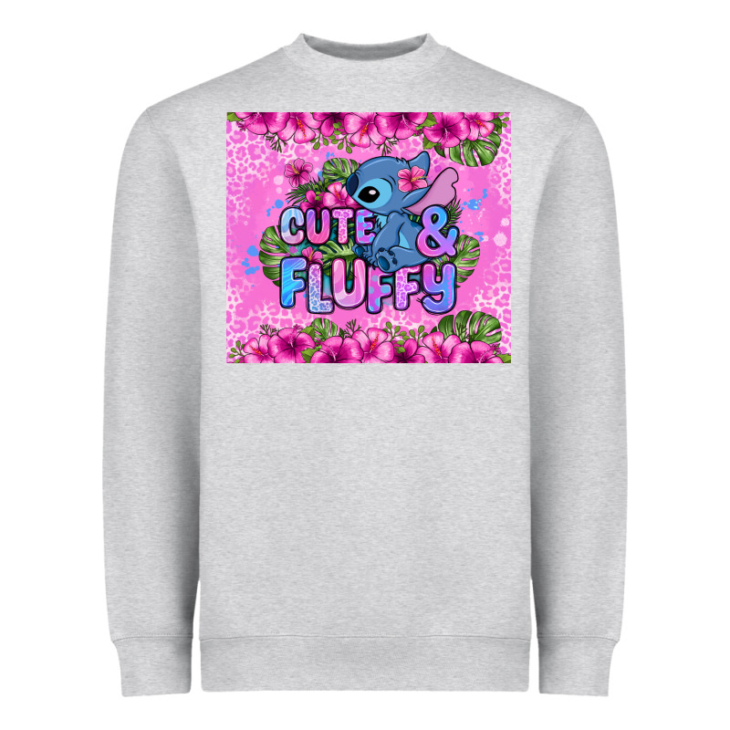 Cute And Fluffy Stitch Heavyweight Sweatshirt by Zillion Design Studio | Teevron
