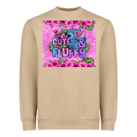 Mushroom cute and fluffy stitch Heavyweight Sweatshirt - Zillion Design Studio
