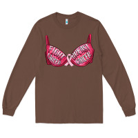 Chestnut Fight cancer breast cancer bra Long Sleeve Tee - Artiststas