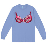 Colony Blue Fight cancer breast cancer bra Long Sleeve Tee - Artiststas