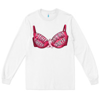 White Fight cancer breast cancer bra Long Sleeve Tee - Artiststas