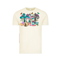 Vintage Arctic Western rabbit with Cross and flowers Vintage Tee - Neo Western