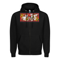 Black ladybug gnomies license plate template Zipper Hoodie - BarkalooDesign