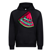 Black sweet summer watermelon Urban Hoodie - NancyCooperArtShop