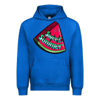 Cobalt sweet summer watermelon Urban Hoodie - NancyCooperArtShop