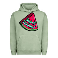 Pigment Oil Green sweet summer watermelon Urban Hoodie - NancyCooperArtShop