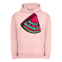 Pigment Salmon sweet summer watermelon Urban Hoodie - NancyCooperArtShop