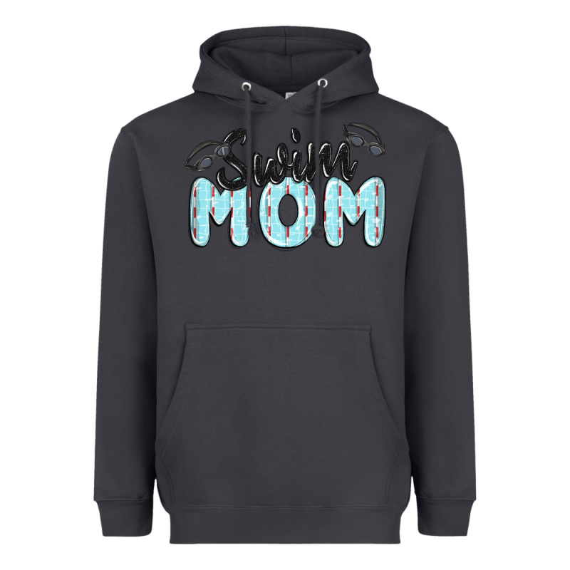 Swim Mom Heavyweight Hoodie by MaliasSmallBusiness | Teevron