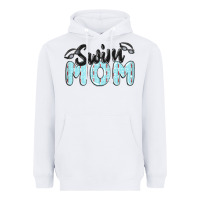 White swim mom Heavyweight Hoodie - MaliasSmallBusiness