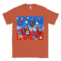Copper american popsicle and stars Classic Tee - AdoDesignShop