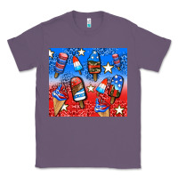 Lavender american popsicle and stars Classic Tee - AdoDesignShop